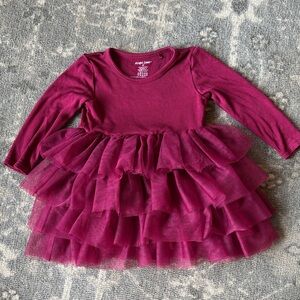 Angel Dear Rich Pink Ribbed Top